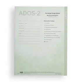 Ados Module Color (ADOS®-2) Autism Diagnostic Observation Schedule, Second Edition