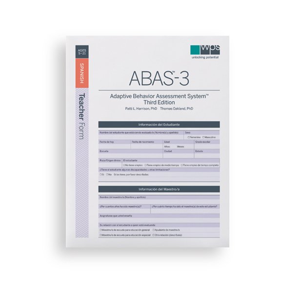 (ABAS®-3) Adaptive Behavior Assessment System, Third Edition