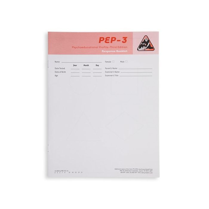 PEP-3) Psychoeducational Profile, Third Edition