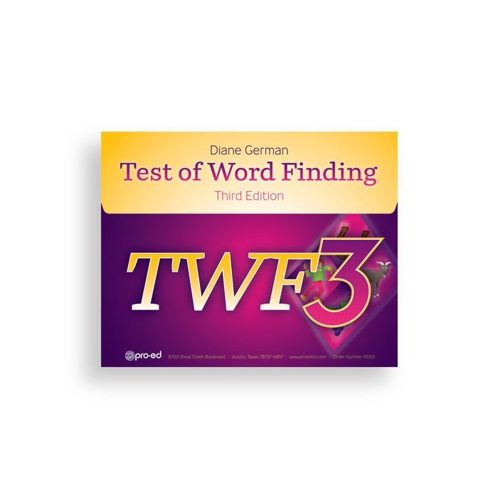 TWF-3) Test of Word Finding, Third Edition