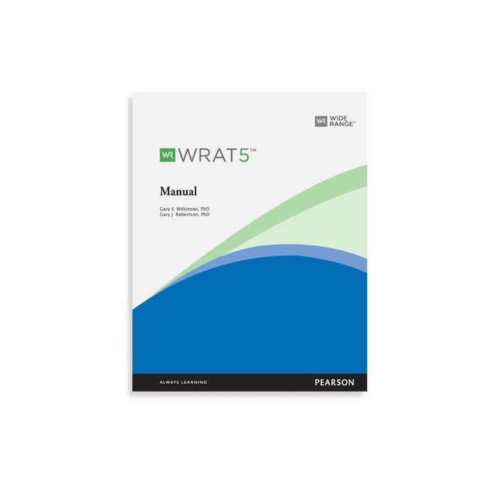 Wrat Ranges (WRAT5) Wide Range Achievement Test, Fifth Edition