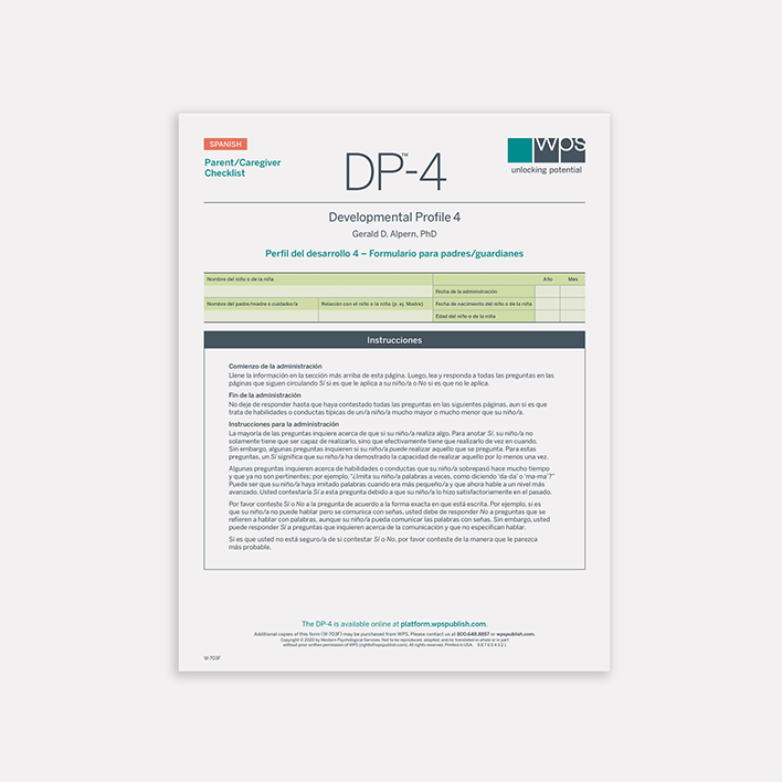 Developmental Profile 4 (DP®-4)